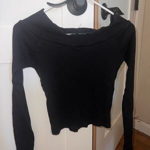 Pacsun Black Off-Shoulder Women's Top